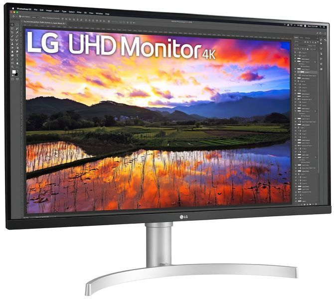 Монiтор LG 31.5" 32UN650-W IPS Silver 32UN650-W фото