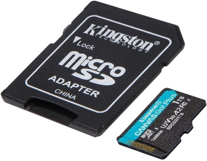Карта пам`яті MicroSDXC 1TB UHS-I/U3 Class 10 Kingston Canvas Go! Plus R170/W90MB/s + SD-адаптер (SDCG3/1TB) SDCG3/1TB фото