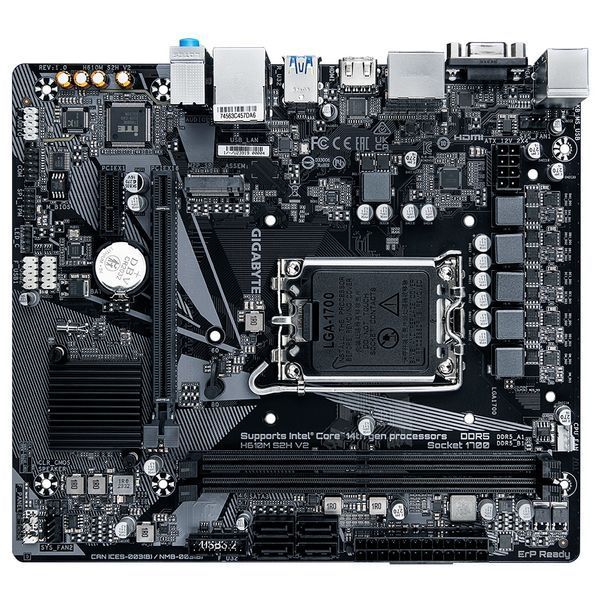 Материнська плата Gigabyte H610M S2H V2 Socket 1700 H610M S2H V2 фото