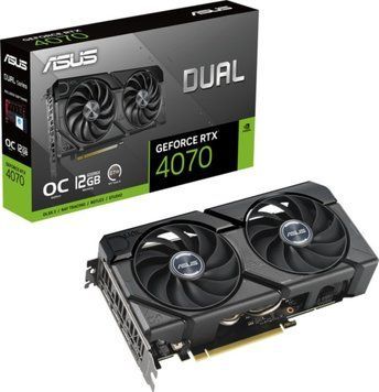 Відеокарта GF RTX 4070 12GB GDDR6X Dual EVO OC Asus (DUAL-RTX4070-O12G-EVO) DUAL-RTX4070-O12G-EVO фото