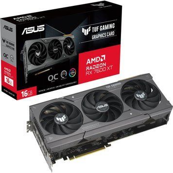 Відеокарта AMD Radeon RX 7600 XT 16GB GDDR6 TUF Gaming OC Asus (TUF-RX7600XT-O16G-GAMING) TUF-RX7600XT-O16G-GAMING фото