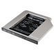 Адаптер Grand-X для підключення HDD 2.5" у відсік приводу ноутбука SATA/SATA3 Slim 9.5мм (HDC-24N) HDC-24N фото 1