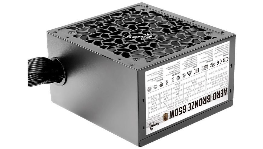 Блок живлення AeroCool Aero Bronze 650 (ACPB-AR65AEC.11) 650W ACPB-AR65AEC.11 фото