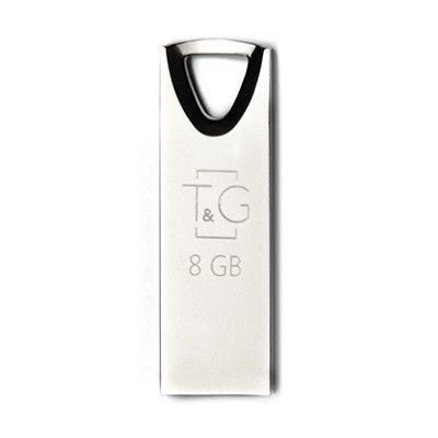 Флеш-накопичувач USB 8GB T&G 117 Metal Series Silver (TG117SL-8G) TG117SL-8G фото