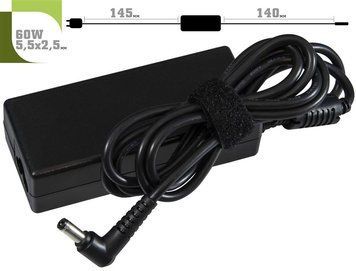 Блок живлення 1StCharger для ноутбука Dell 19V 60W 3.16A 5.5х2.5мм + каб.живл. (AC1STDE60WD) AC1STDE60WD фото
