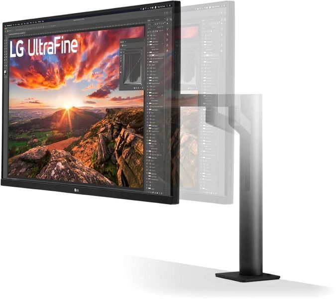 Монiтор LG 31.5" 32UN880-B IPS Black 32UN880-B фото