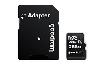 Карта пам`яті MicroSDXC 256GB UHS-I Class 10 GOODRAM + SD-adapter (M1AA-2560R12) M1AA-2560R12 фото