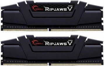 Модуль пам`ятi DDR4 2x16GB/3200 G.Skill Ripjaws V Black (F4-3200C16D-32GVK) F4-3200C16D-32GVK фото
