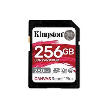 Карта пам`яті SDHC 256GB UHS-II/U3 Class 10 Kingston Canvas React Plus V60 SD R280/W150MB/s (SDR2V6/256GB) SDR2V6/256GB фото