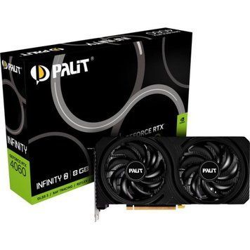 Відеокарта GF RTX 4060 8GB GDDR6 Infinity 2 Palit (NE64060019P1-1070L) NE64060019P1-1070L фото