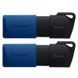 Флеш-накопичувач USB3.2 2x64GB Kingston DataTraveler Exodia M Black/Blue (DTXM/64GB-2P) DTXM/64GB-2P фото 1
