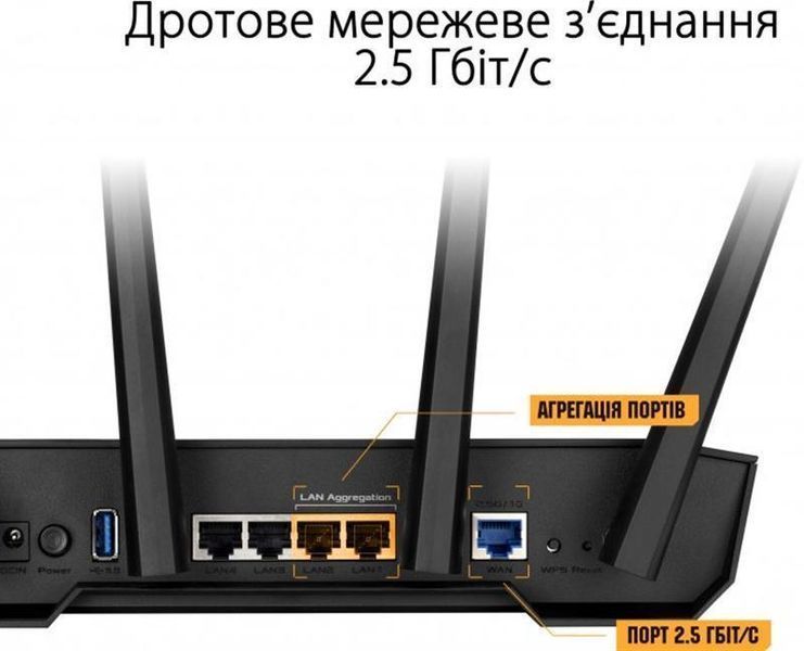 Бездротовий маршрутизатор Asus TUF Gaming AX3000 V2 TUF-AX3000 V2 фото