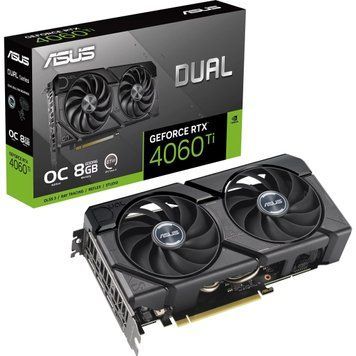 Відеокарта GF RTX 4060 Ti 8GB GDDR6 Dual Evo OC Asus (DUAL-RTX4060TI-O8G-EVO) DUAL-RTX4060TI-O8G-EVO фото