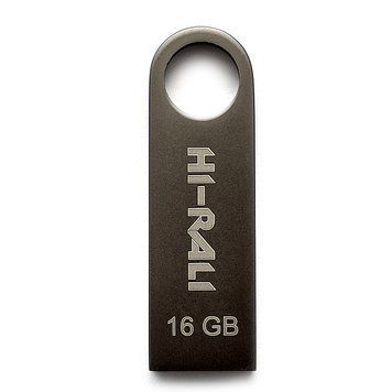 Флеш-накопичувач USB 16GB Hi-Rali Shuttle Series Black (HI-16GBSHBK) HI-16GBSHBK фото