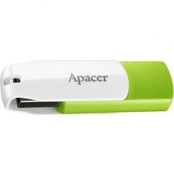 Флеш-накопичувач USB 32GB Apacer AH335 White/Green (AP32GAH335G-1) AP32GAH335G-1 фото