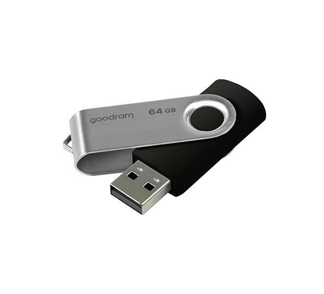 Флеш-накопичувач USB2.0 64GB GOODRAM UTS2 (Twister) Black (UTS2-0640K0R11) UTS2-0640K0R11 фото
