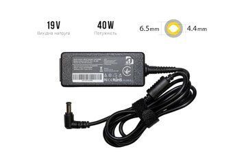Блок живлення 1StCharger для ноутбука LG 19V 40W 2.1A 6.5x4.4 + каб.живл. (AC1STLG40WA) AC1STLG40WA фото