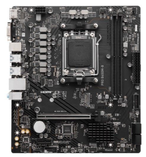 Материнська плата MSI Pro B650M-B Socket AM5 PRO B650M-B фото