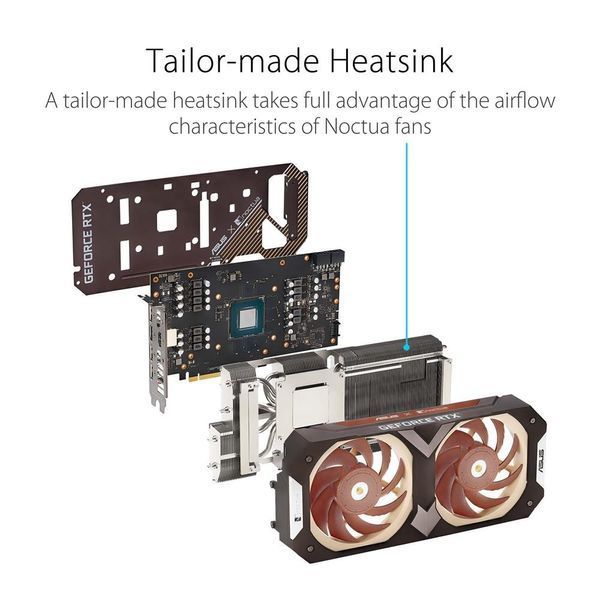 Відеокарта GF RTX 4080 Super 16GB GDDR6X Noctua OC Asus (RTX4080S-O16G-NOCTUA) RTX4080S-O16G-NOCTUA фото
