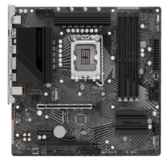 Материнська плата ASRock Z790M PG Lightning/D4 Socket 1700 Z790M PG Lightning/D4 фото