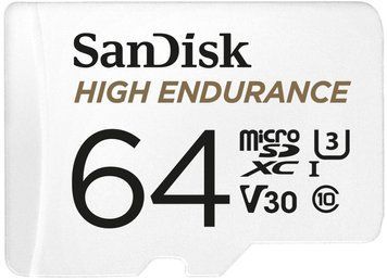 Карта пам`ятi MicroSDXC 64GB UHS-I/U3 Class 10 SanDisk High Endurance R100/W40MB/s + SD-adapter (SDSQQNR-064G-GN6IA) SDSQQNR-064G-GN6IA фото